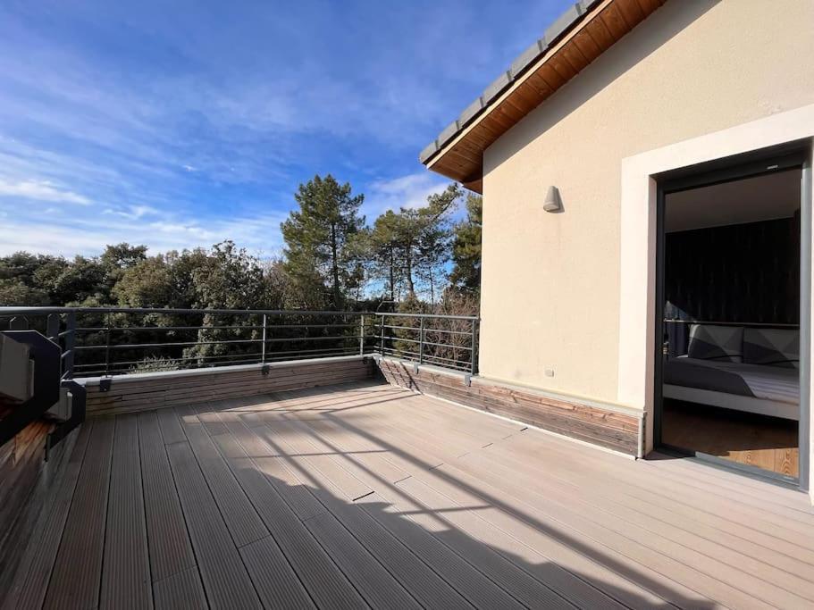 Du Reve O Naturel - Maison De Vacances Entre Gorges De L'Ardeche Et Gard Saint-Julien-de-Peyrolas Exterior foto